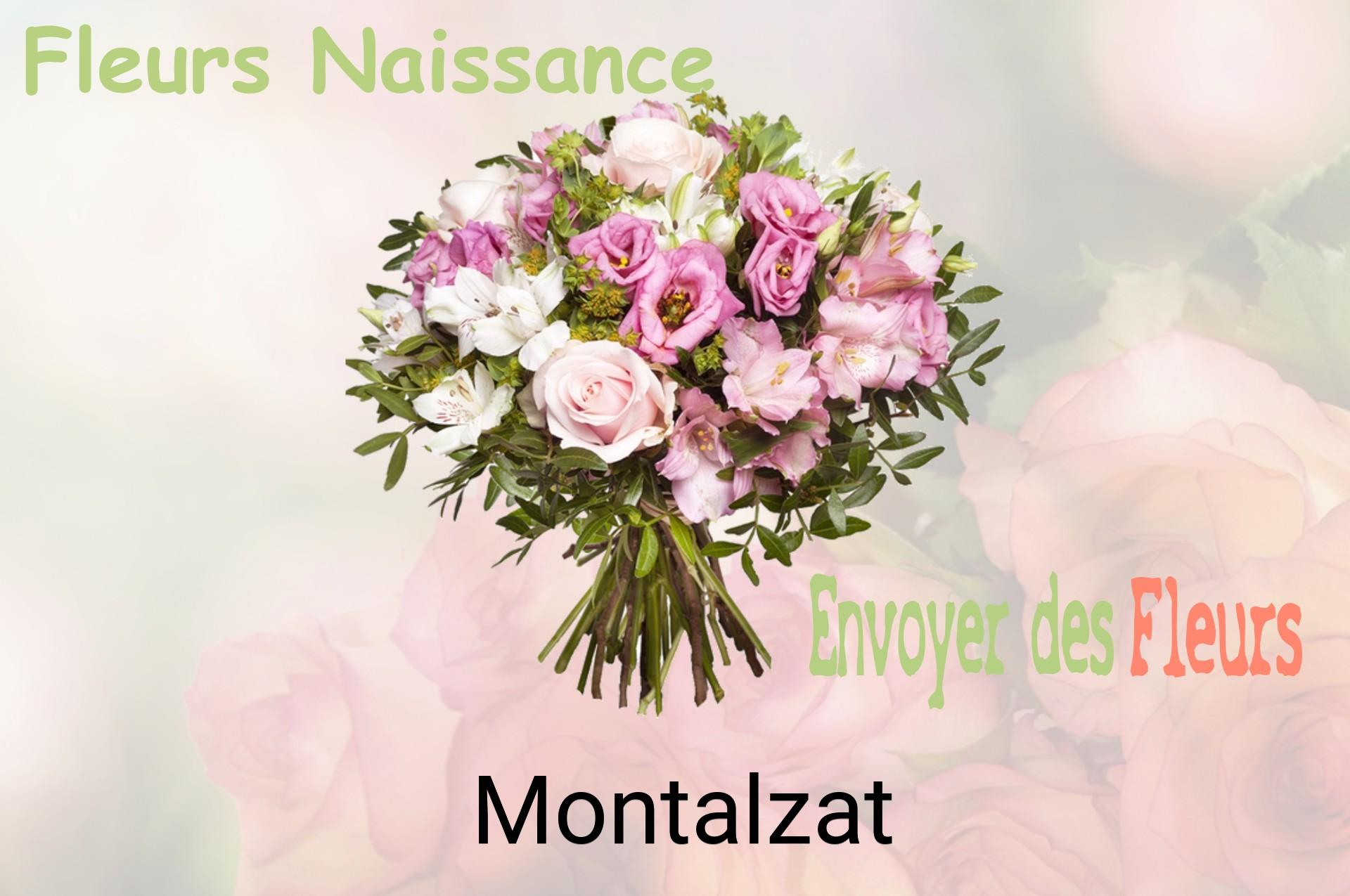 Bouquet de fleurs de naissance livré à Montalzat